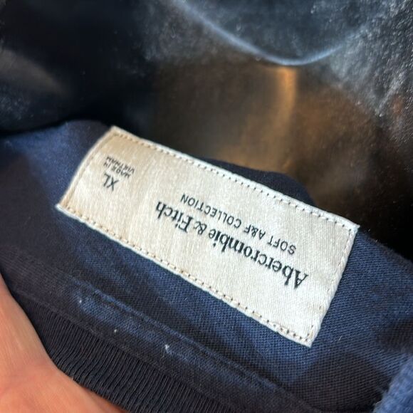 Abercrombie and fitch men’s soft a&f collection spellout moose xl y2k - Picture 4 of 4